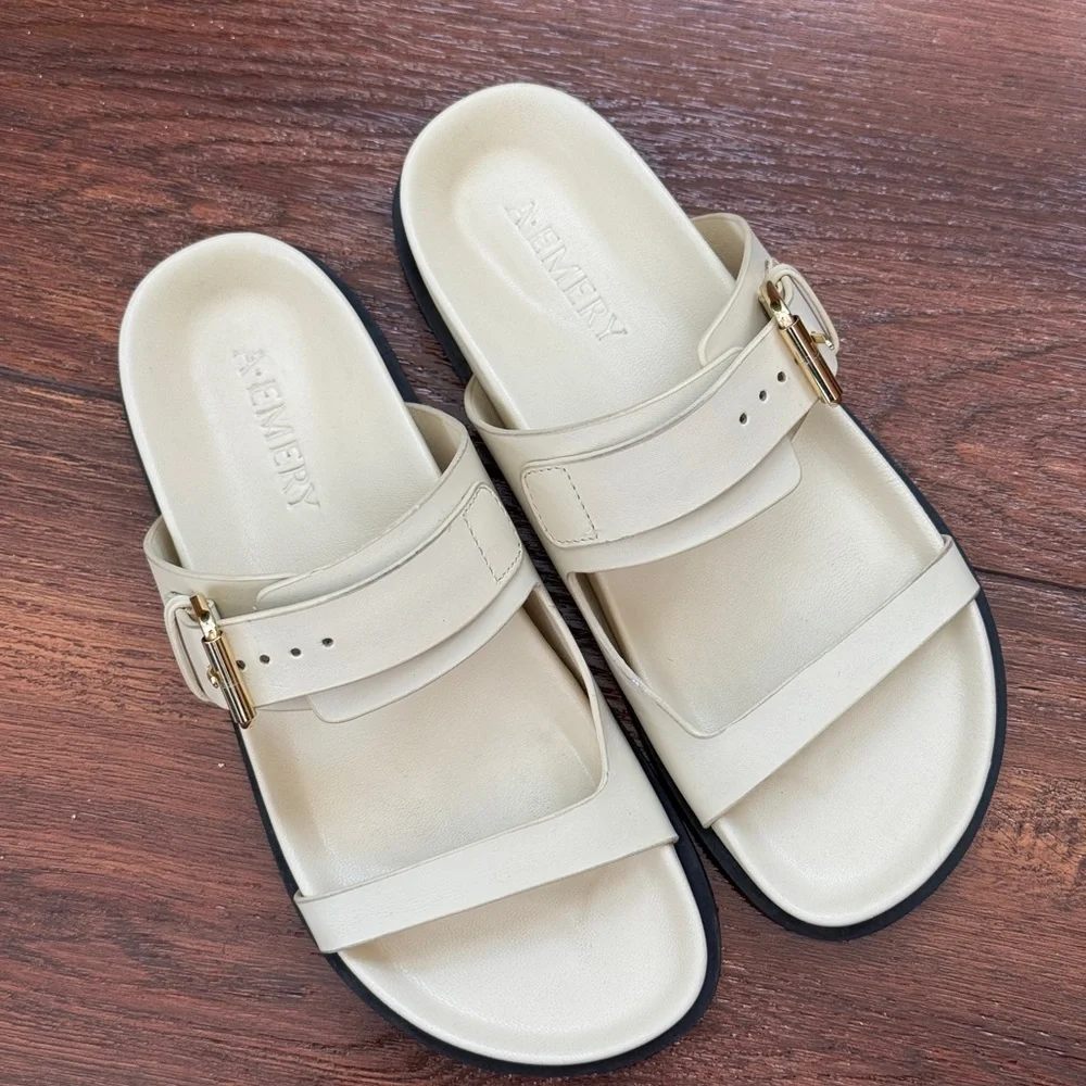 A.Emery Prince Sandals in Eggshell 38 - Picture 2 of 6